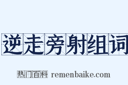 逆走旁射组词是什么意思的图片